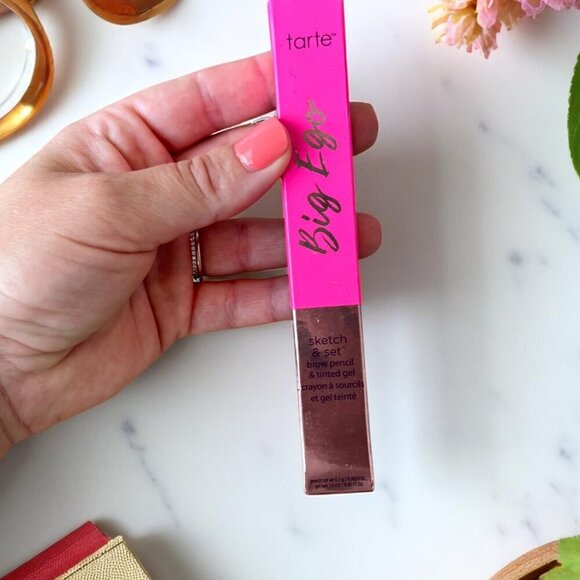 Tarte New Big Ego Sketch & Set Brow Pencil & Tinted Gel Medium & Dark Brown Hair - Picture 4 of 10